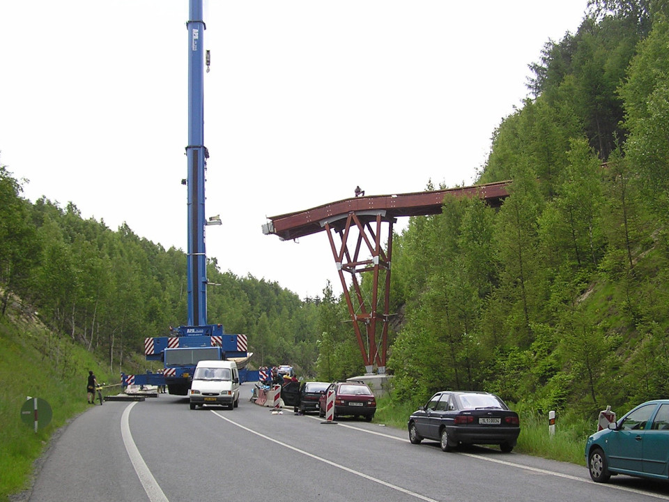 Turistická lávka Rádlo – cyklistická lávka přes silnici I/35