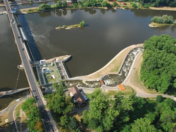 Vodní elektrárna Roudnice nad Labem - Vědomice