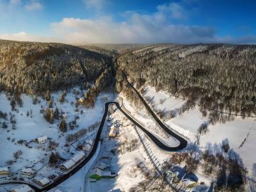 Točky nad Jáchymovem na silnici I/25