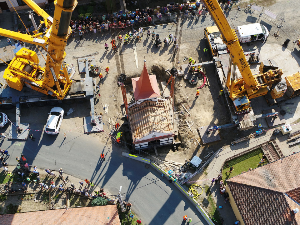 Přesun kaple sv. Jana Nepomuckého a Panny Marie v Ivančicích-Letkovicích