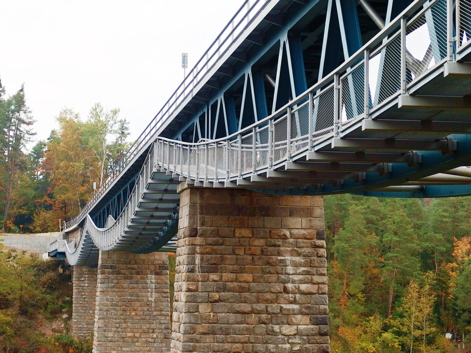 Most v km 1,429 trati Pňovany–Bezdružice