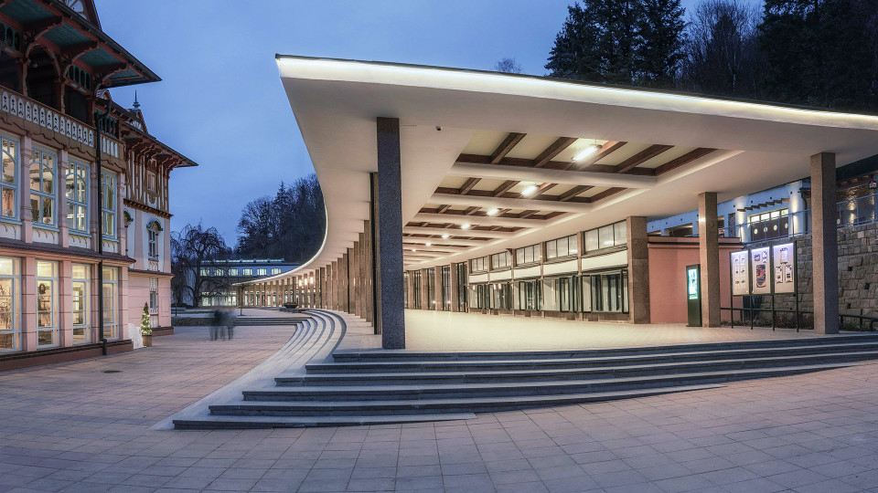 Rekonstrukce a modernizace lázeňské kolonády, haly Vincentka a dalších staveb v Luhačovicích