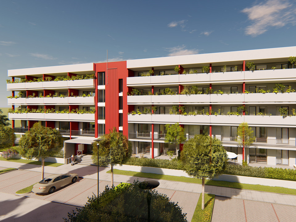 Rezidence Bartošova čtvrť, Zlín – revitalizace zeleně