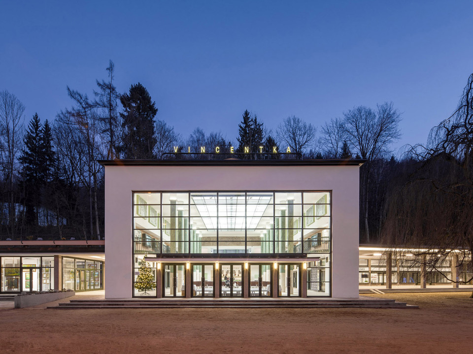 Rekonstrukce a modernizace lázeňské kolonády, haly Vincentka a dalších staveb v Luhačovicích