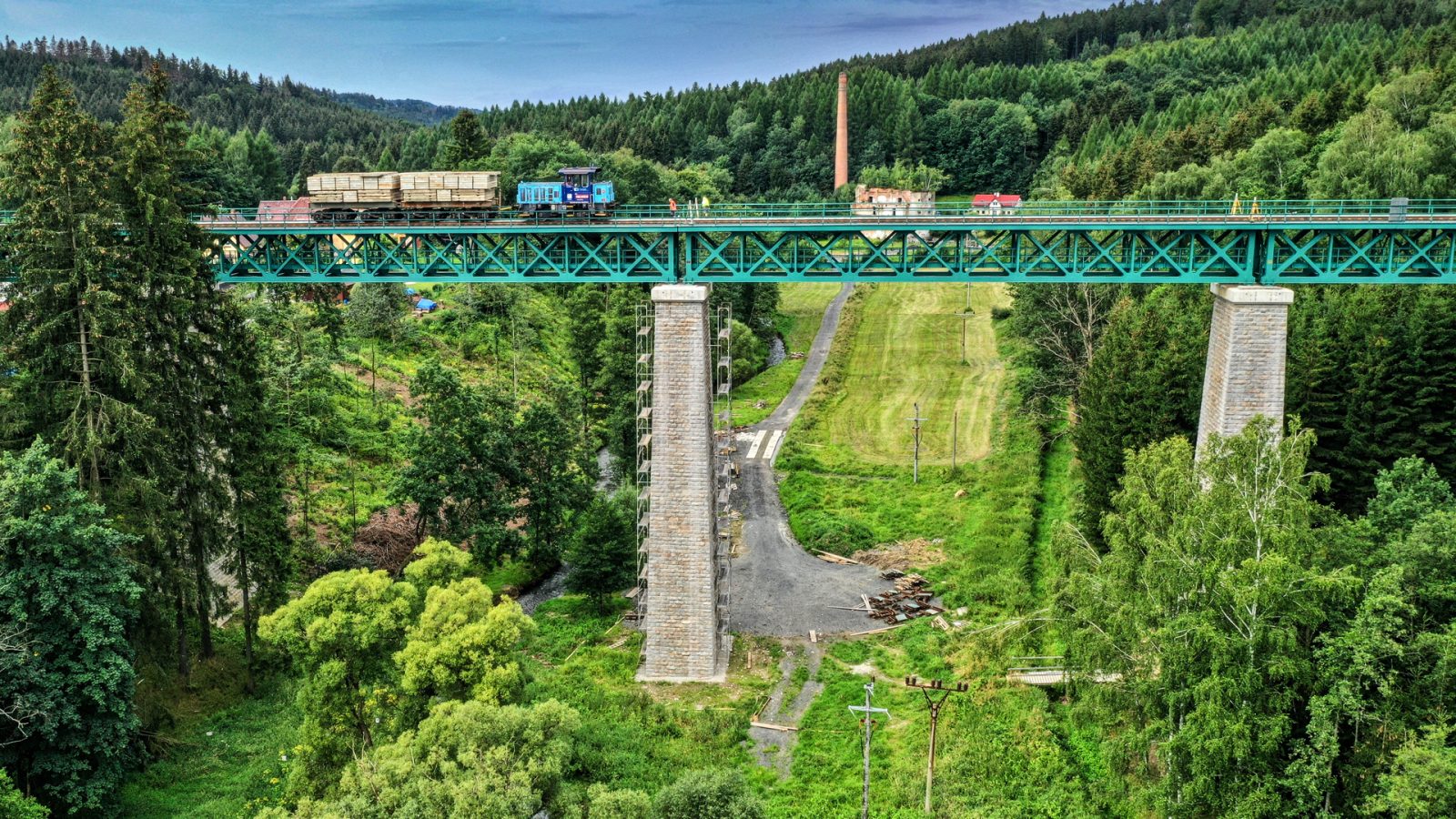 Vilémovský železniční viadukt na trati Rumburk – Sebnitz
