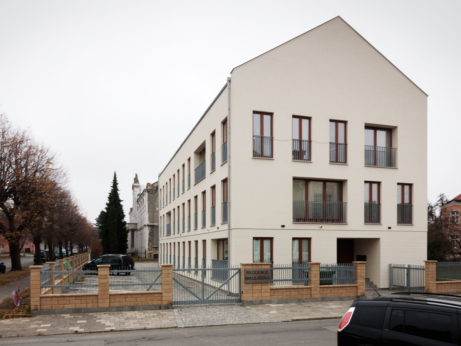 Novostavba bytového domu v Krnově