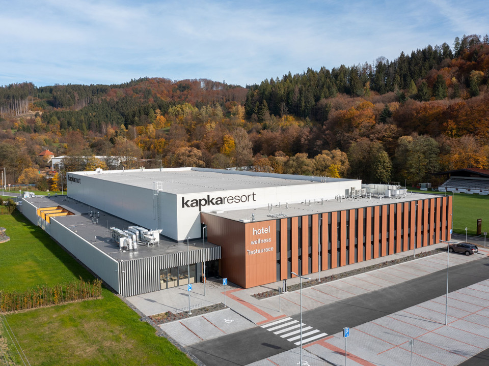 Multifunkční sportovní hala KAPKA Resort u Vsetína
