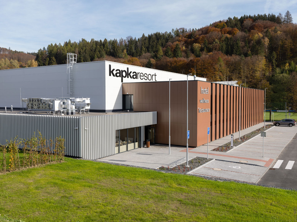 Multifunkční sportovní hala KAPKA Resort u Vsetína
