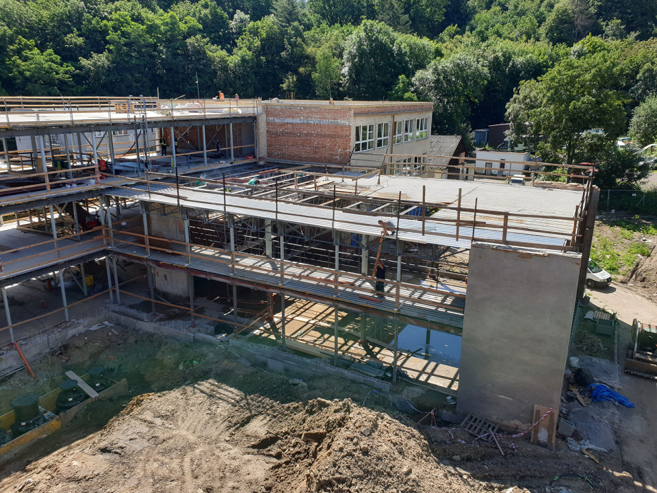 Modernizace budovy střední školy a odborného učiliště v Praze