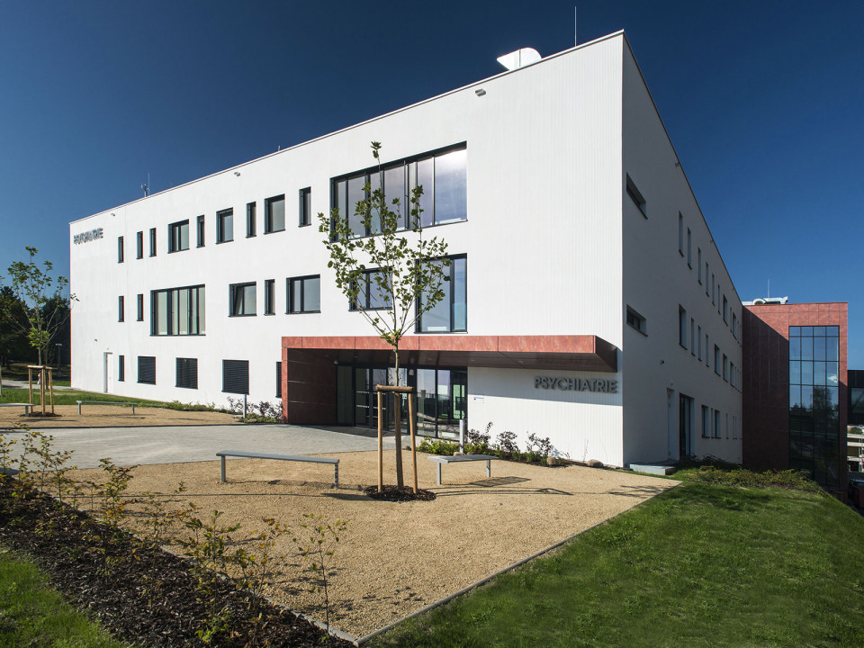 Pavilon psychiatrické kliniky fakultní nemocnice Plzeň