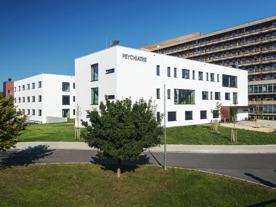 Pavilon psychiatrické kliniky fakultní nemocnice Plzeň