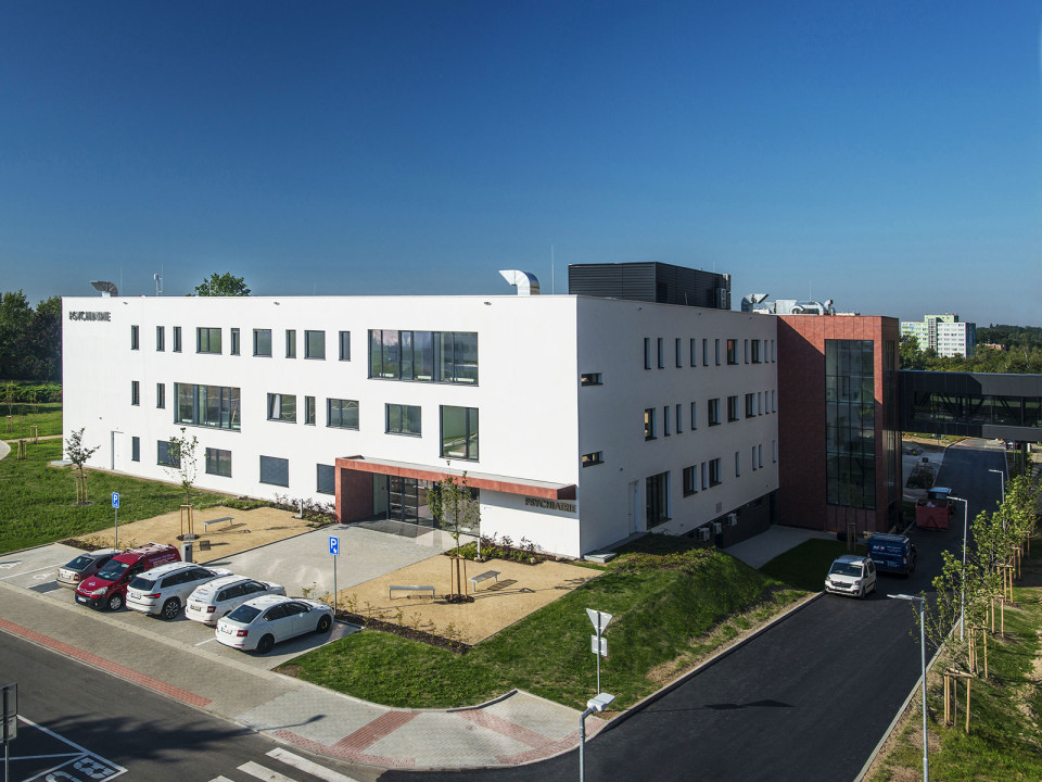 Pavilon psychiatrické kliniky fakultní nemocnice Plzeň