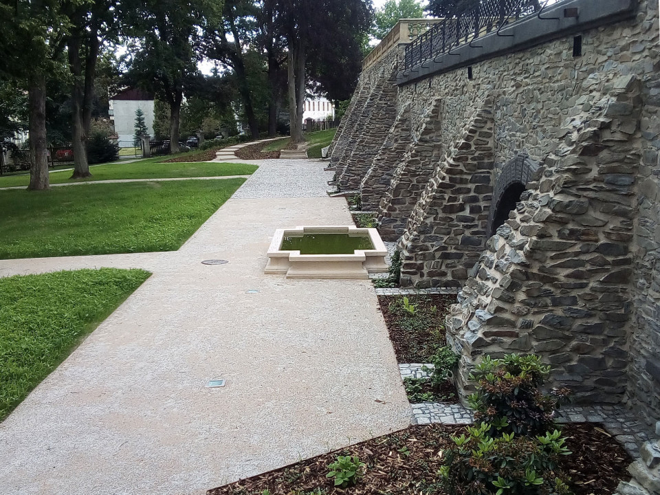 Revitalizace Saly terreny zámku Bruntál
