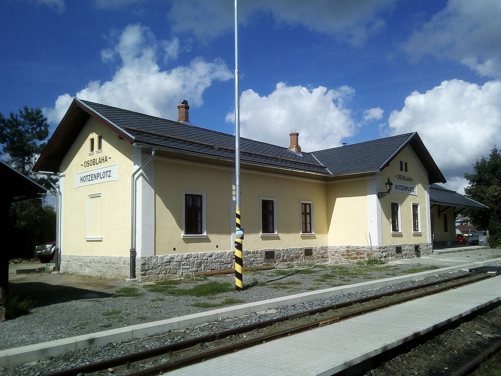 Rekonstrukce budov úzkorozchodné trati Osoblaha
