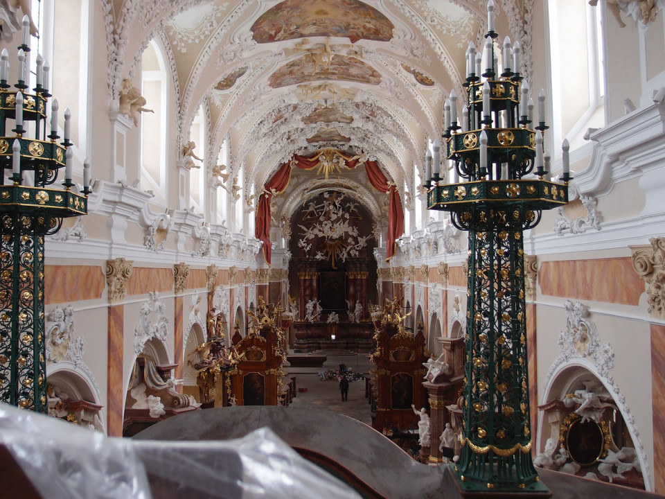Revitalizace kostela Nanebevzetí Panny Marie kláštera v Oseku