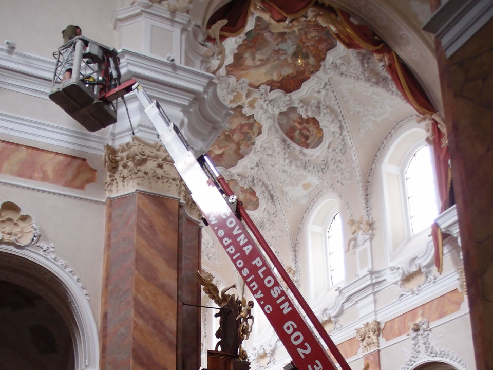 Revitalizace kostela Nanebevzetí Panny Marie kláštera v Oseku