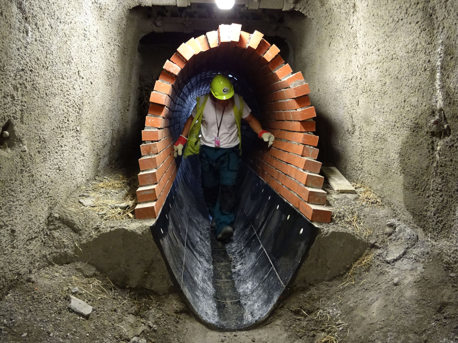 Oprava havárie kanalizační stoky na Pražském hradě