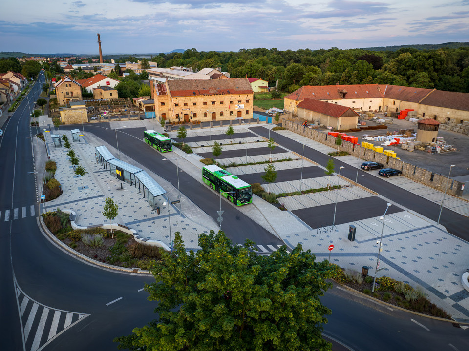Modernizace autobusového nádraží a parkoviště v Libochovicích