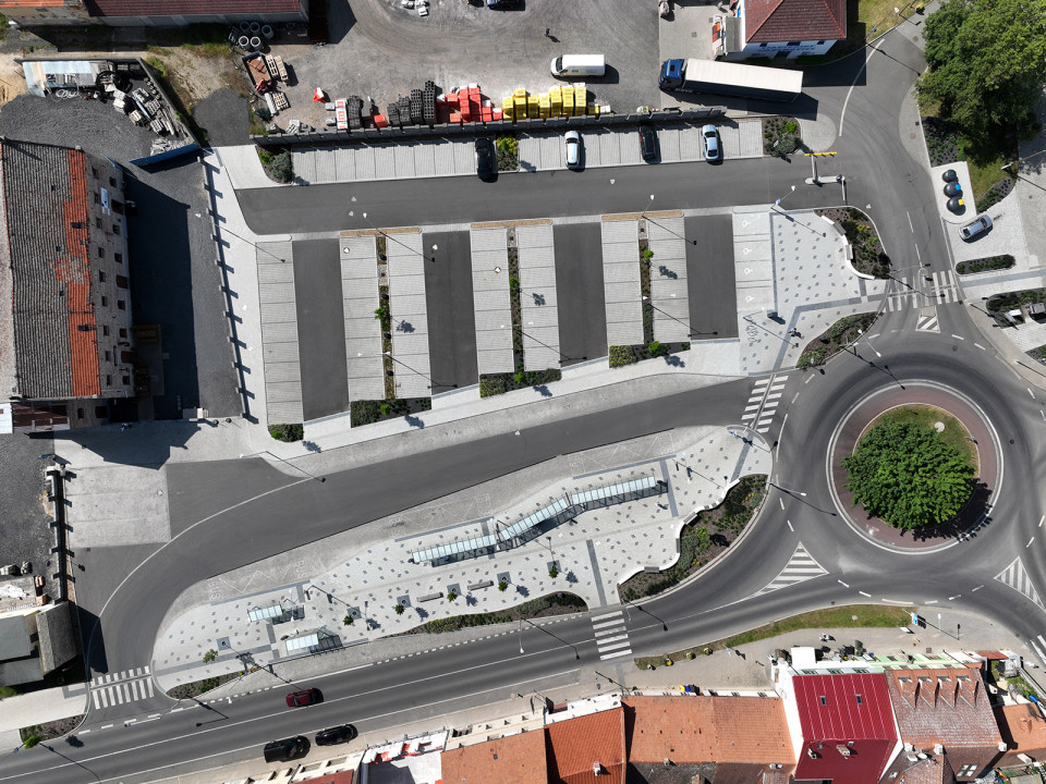 Modernizace autobusového nádraží a parkoviště v Libochovicích