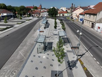 Modernizace autobusového nádraží a parkoviště v Libochovicích
