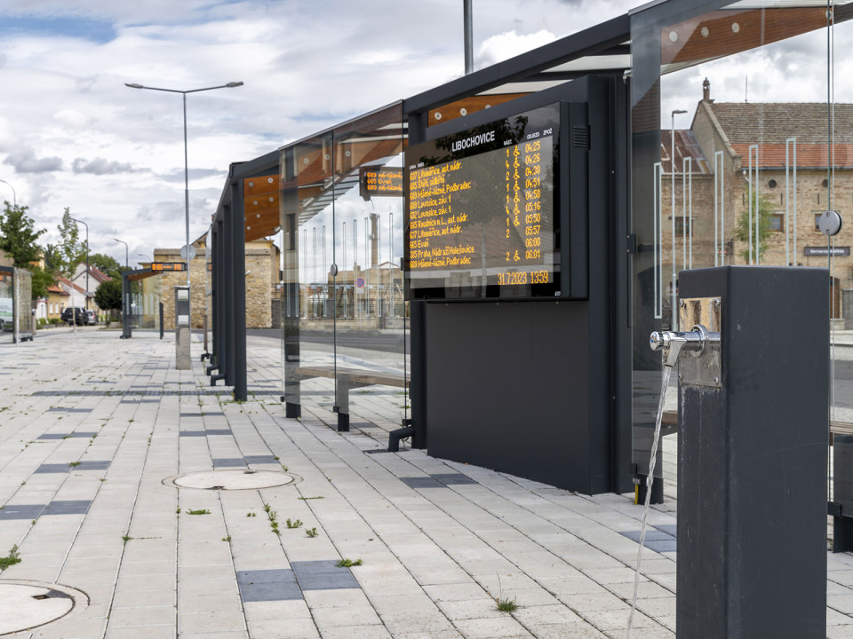 Modernizace autobusového nádraží a parkoviště v Libochovicích