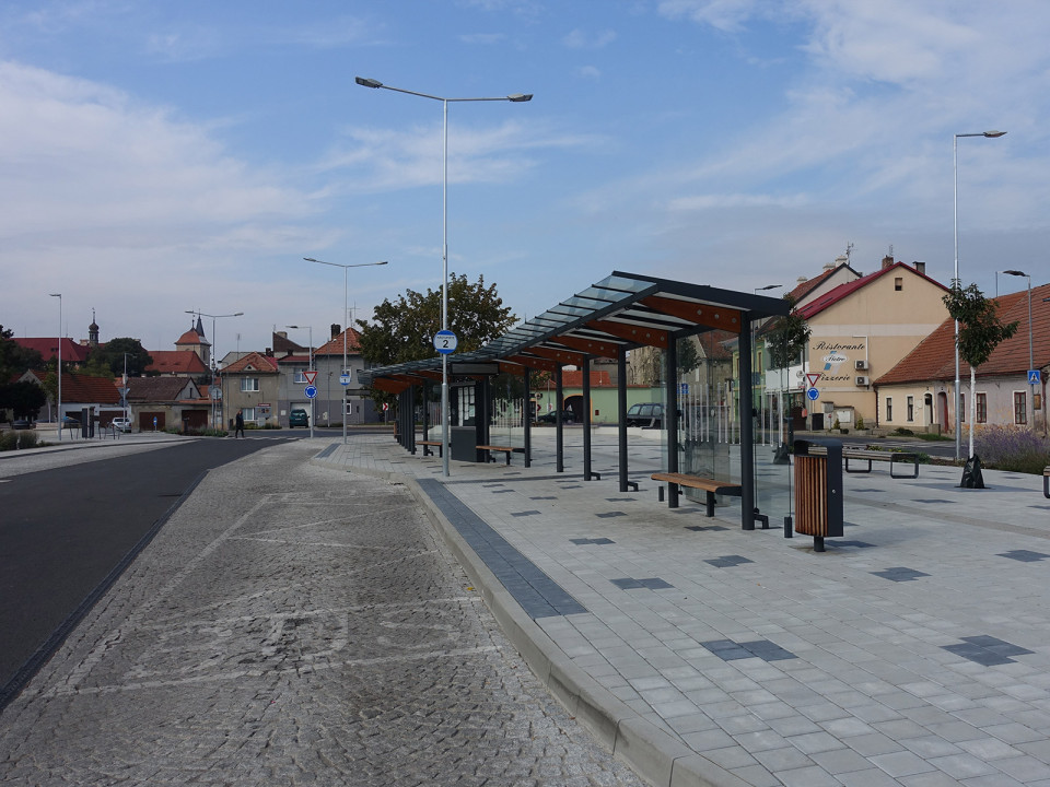 Modernizace autobusového nádraží a parkoviště v Libochovicích