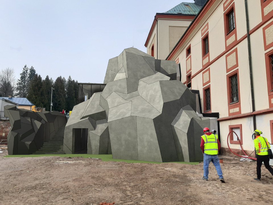 Multifunkční vstup návštěvnického centra KRNAP ve Vrchlabí