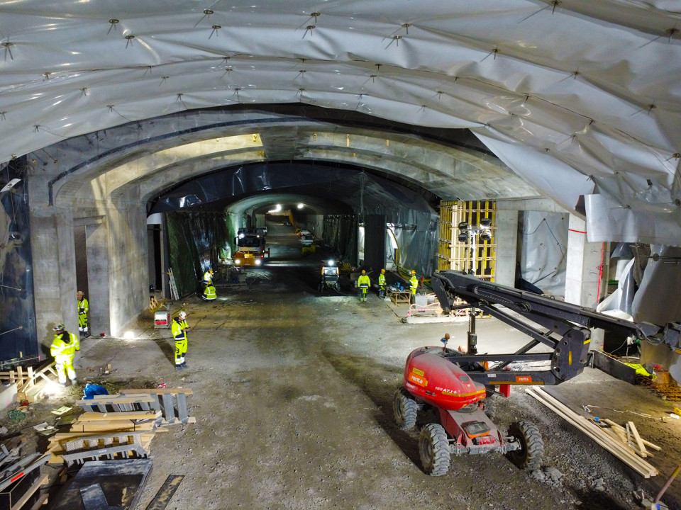 Bergtunnlar Skärholmen – FSE209 – Část tunelového obchvatu Stockholmu