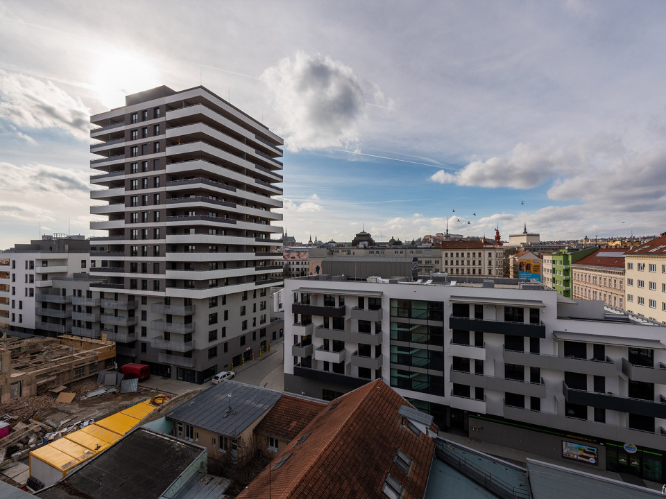 Polyfunkční dům Ponávka Tower v Brně - Zábrdovicích