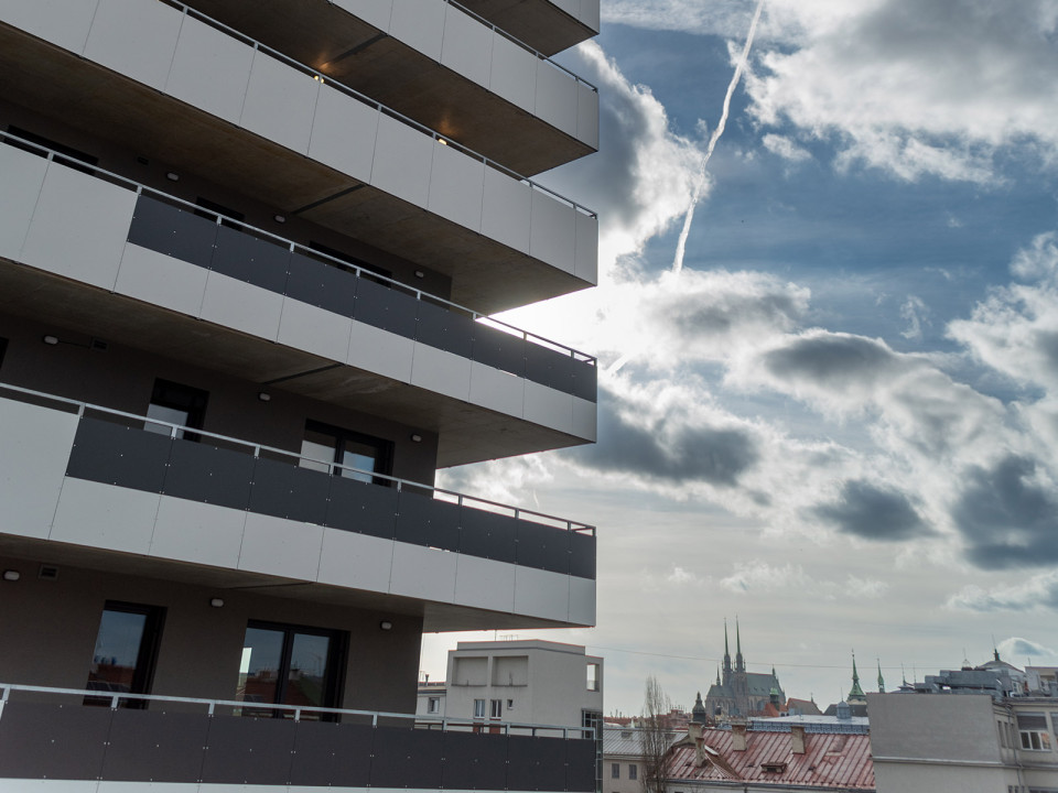 Polyfunkční dům Ponávka Tower v Brně - Zábrdovicích
