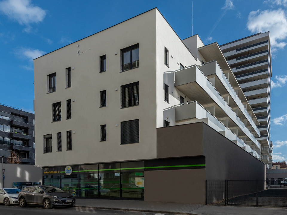 Polyfunkční dům Ponávka Tower v Brně - Zábrdovicích