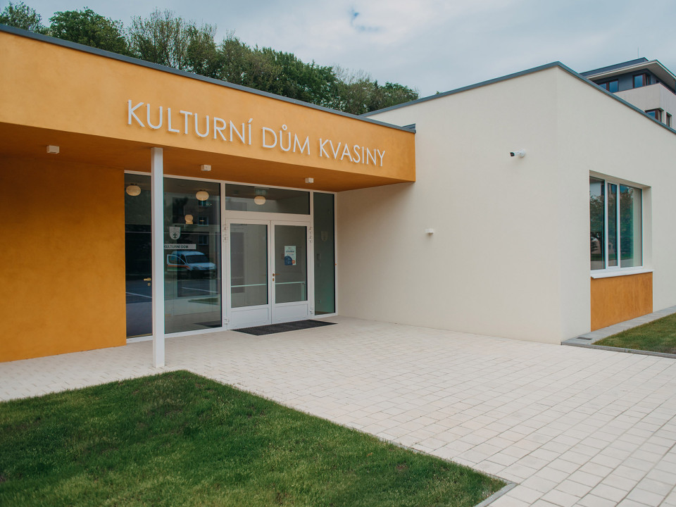 Kulturní dům s obecním úřadem a knihovnou Kvasiny