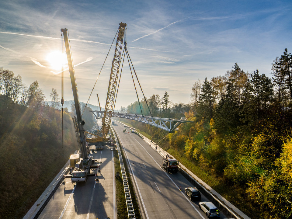 Most Kaliště – nadjezd přes D1 u Turkovic