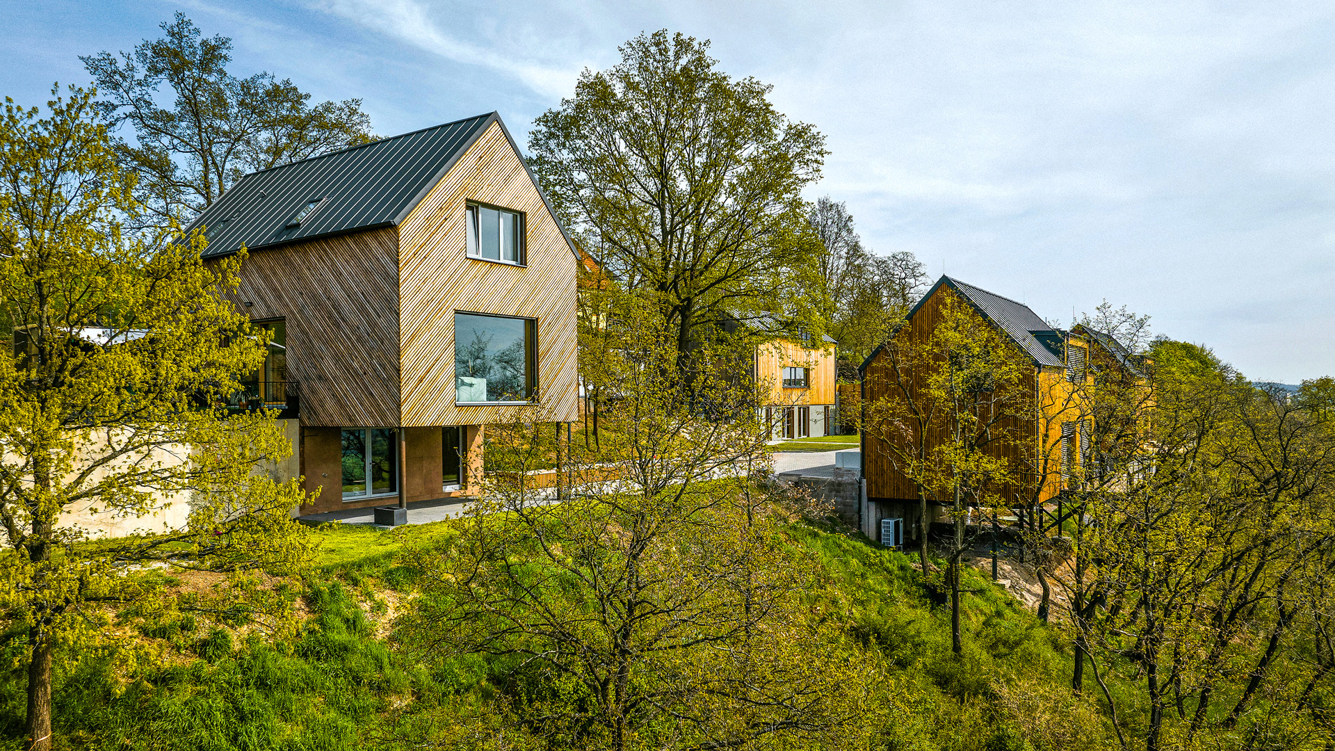 Viničné terasy v Plzni