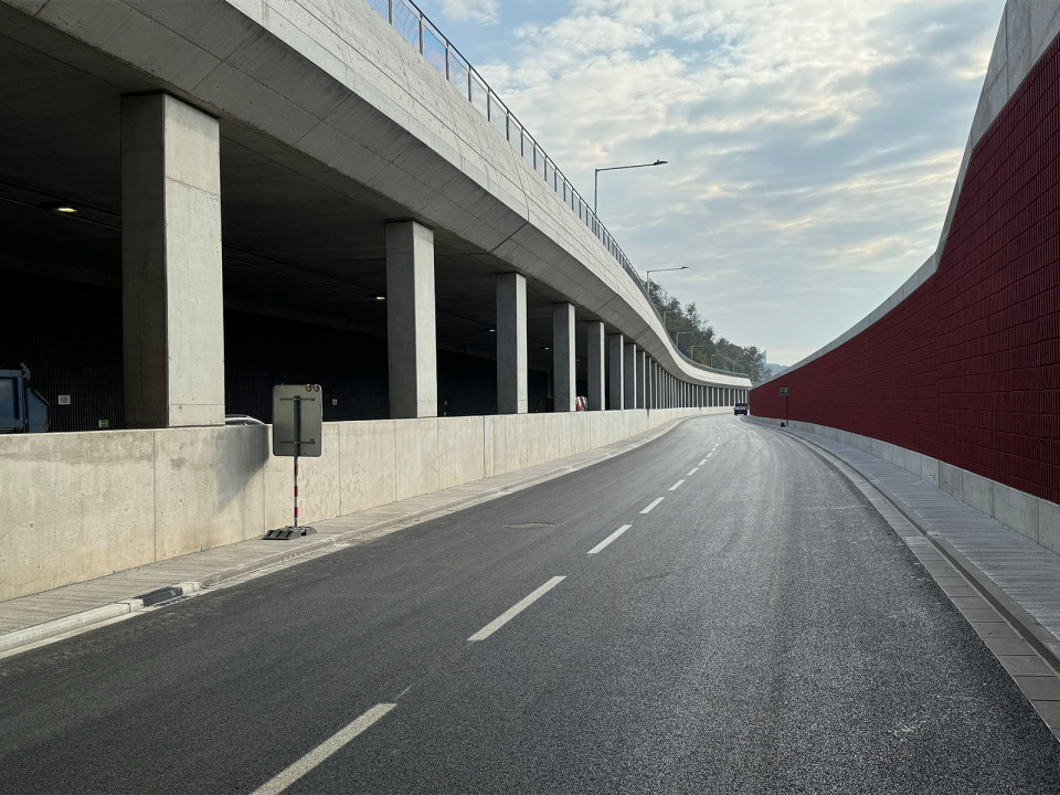 Silniční galerie – Velký městský okruh Brno, úsek Žabovřeská, II. etapa