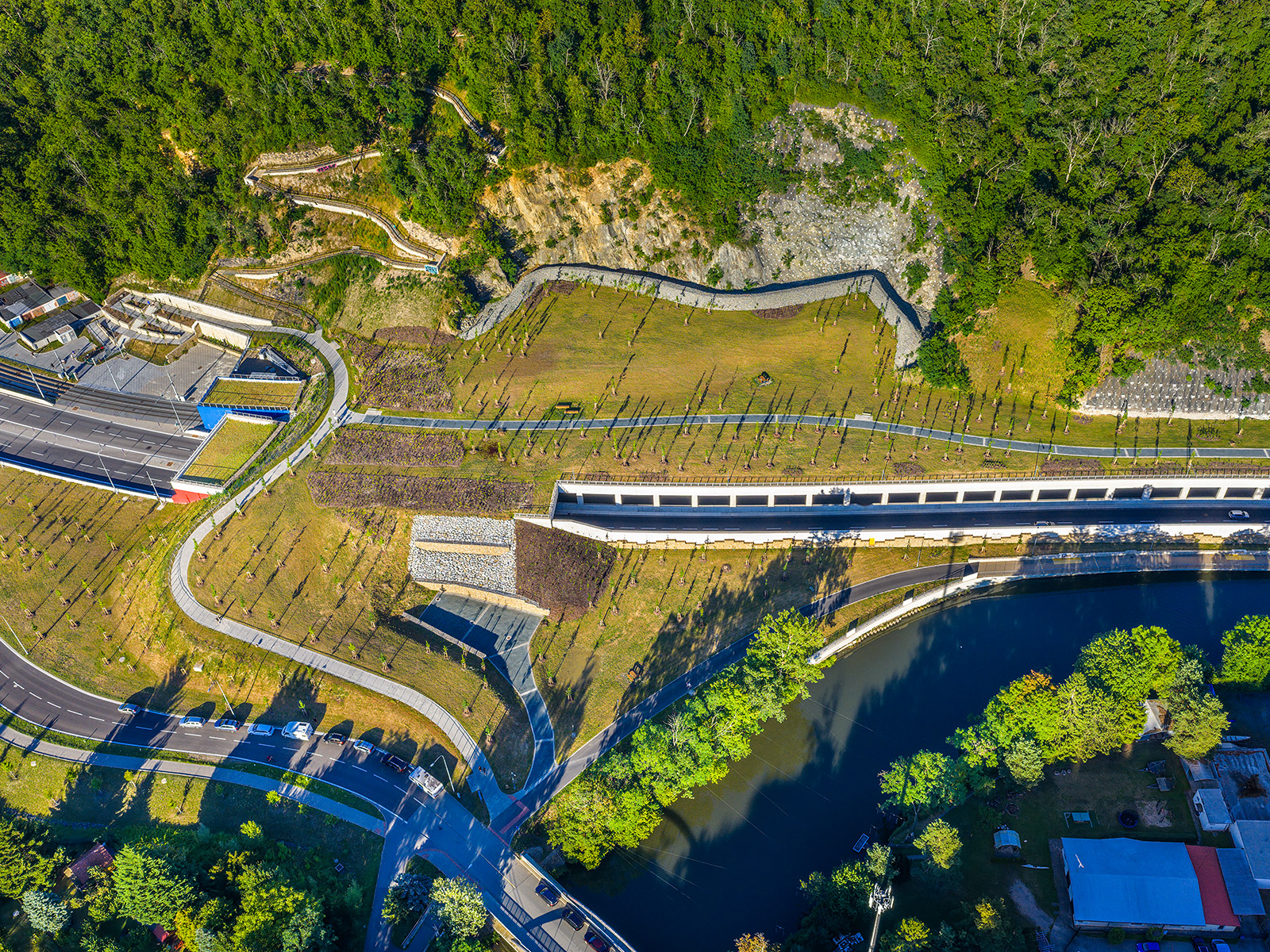 Silniční galerie – Velký městský okruh Brno, úsek Žabovřeská, II. etapa