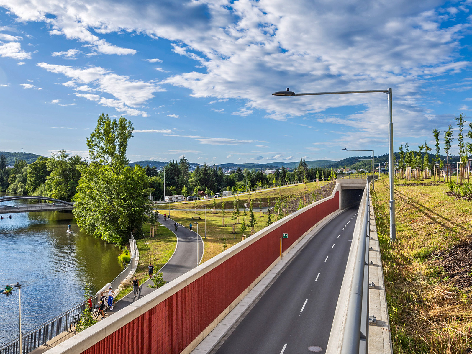 Silniční galerie – Velký městský okruh Brno, úsek Žabovřeská, II. etapa