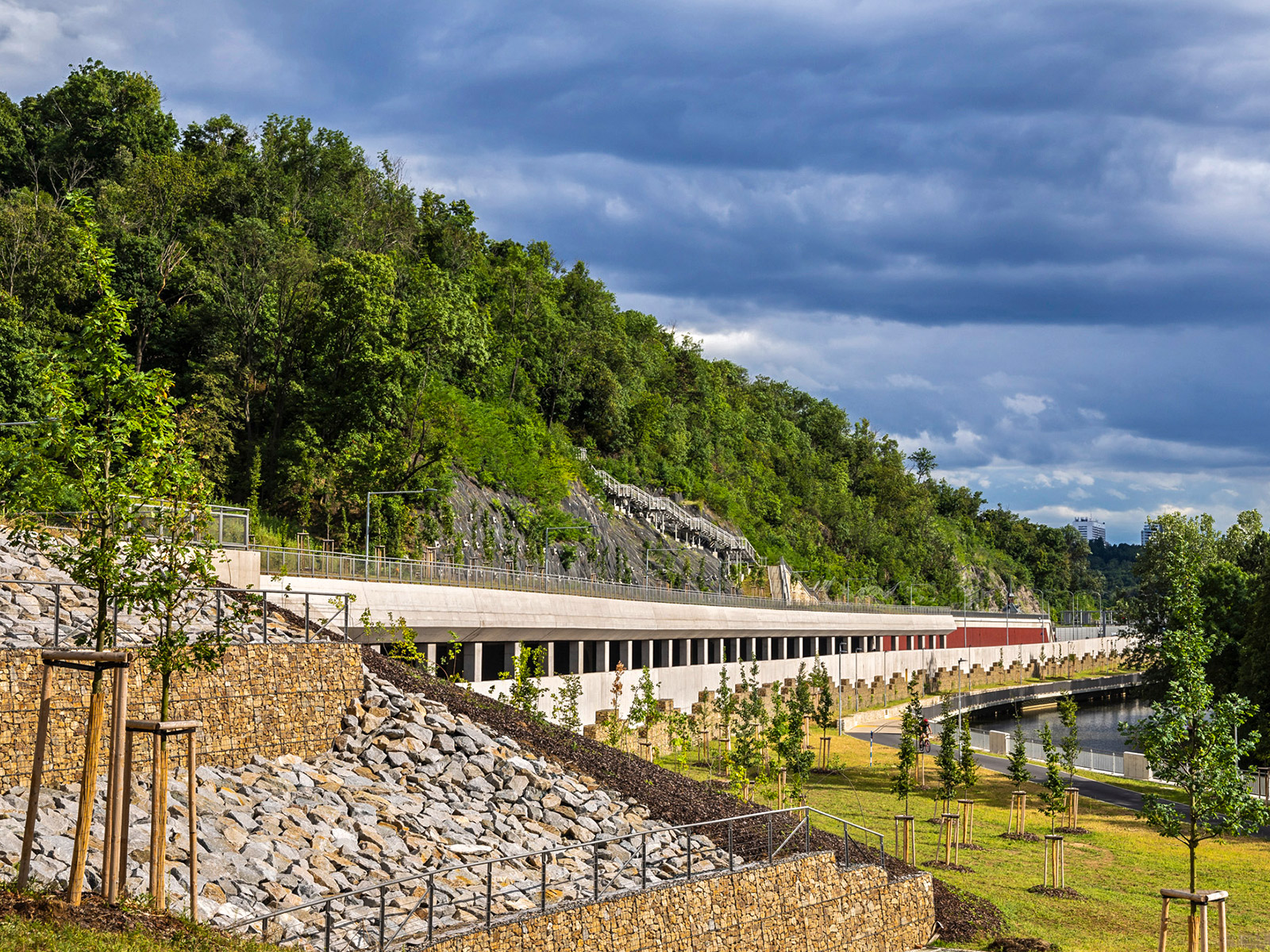 Silniční galerie – Velký městský okruh Brno, úsek Žabovřeská, II. etapa