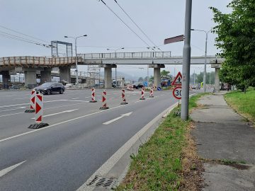 Rekonstrukce lávky u stadionu Bazaly ve Slezské Ostravě