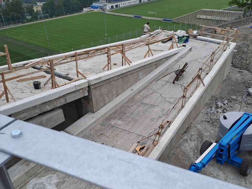 Rekonstrukce lávky u stadionu Bazaly ve Slezské Ostravě