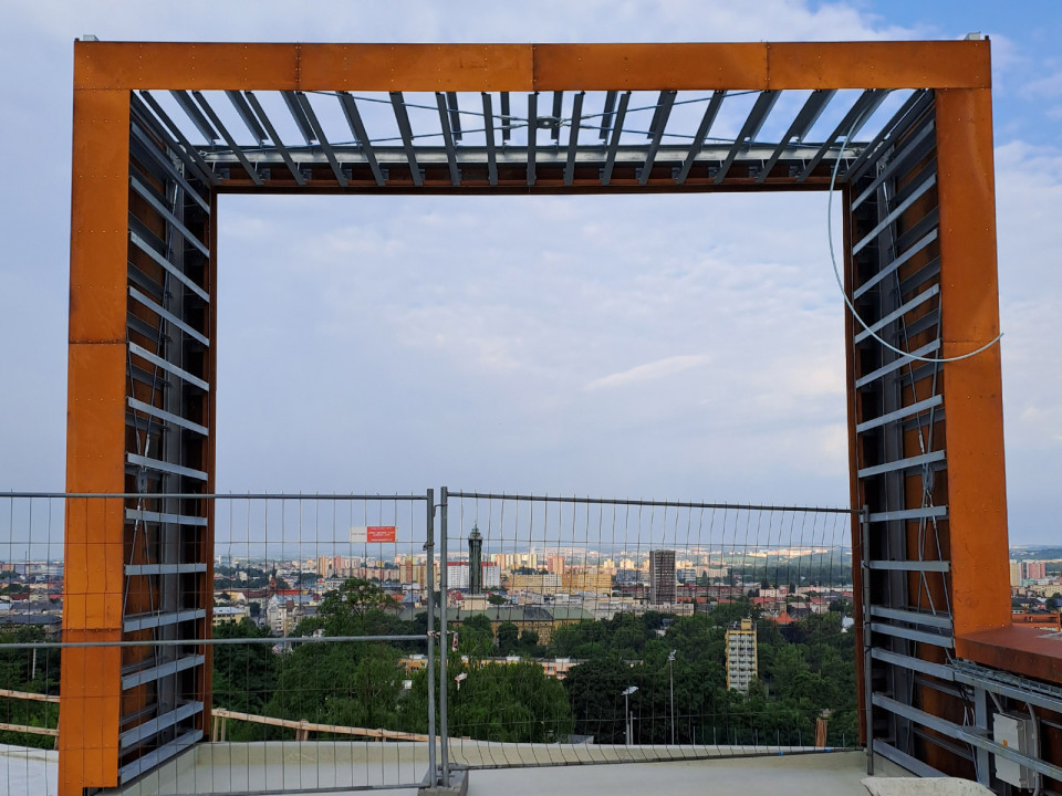 Rekonstrukce lávky u stadionu Bazaly ve Slezské Ostravě