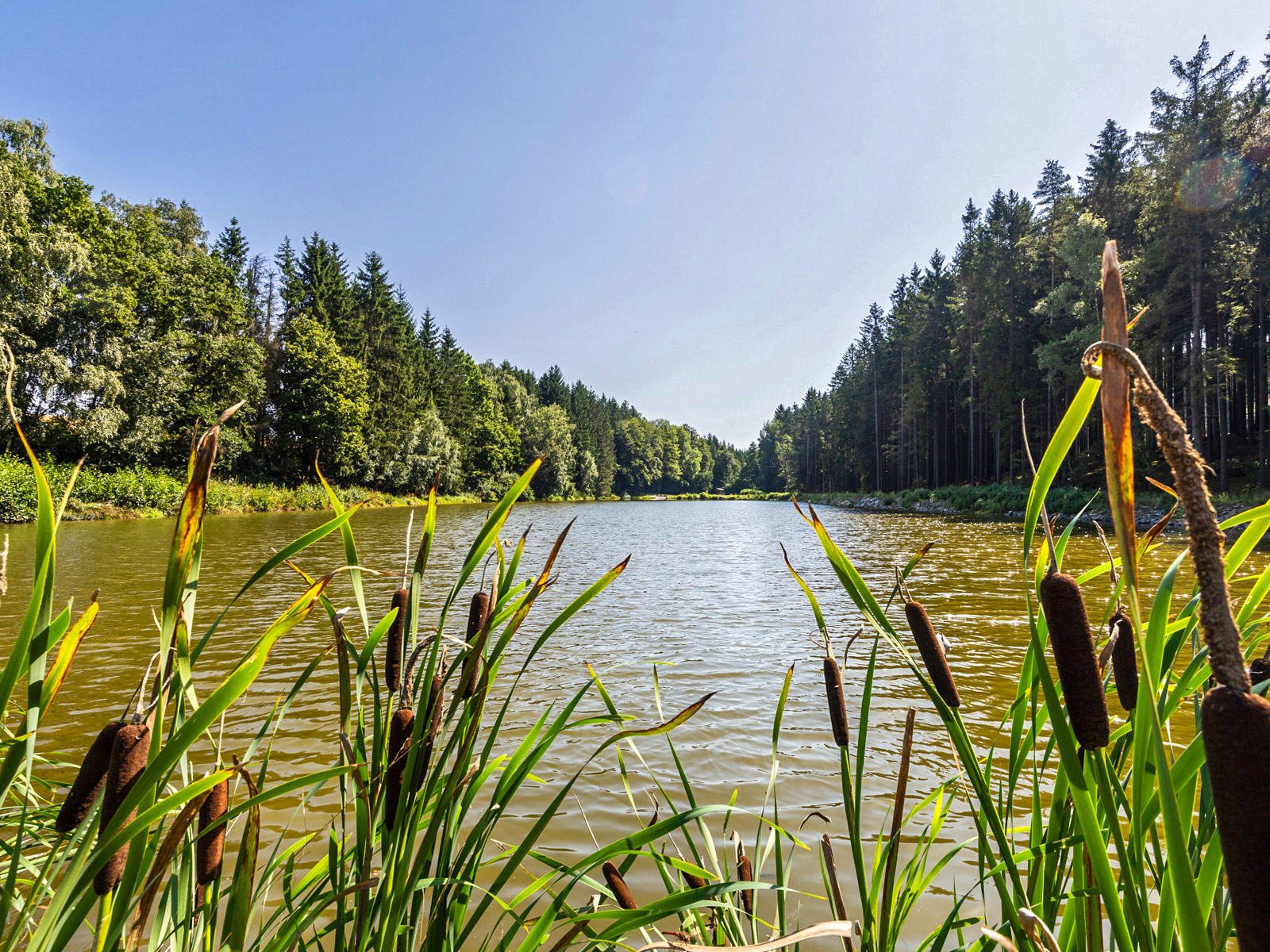 Vodní nádrž Dobroslava a část polní cesty HC08 v k. ú. Těchobuz