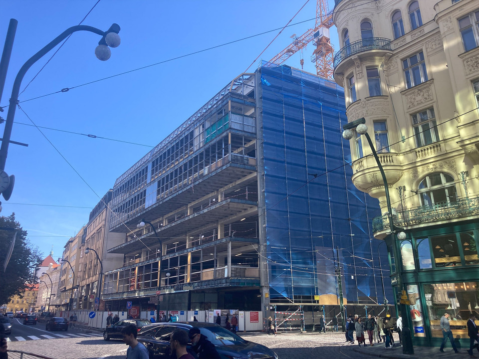 Rekonstrukce a dostavba obchodního domu Máj v Praze