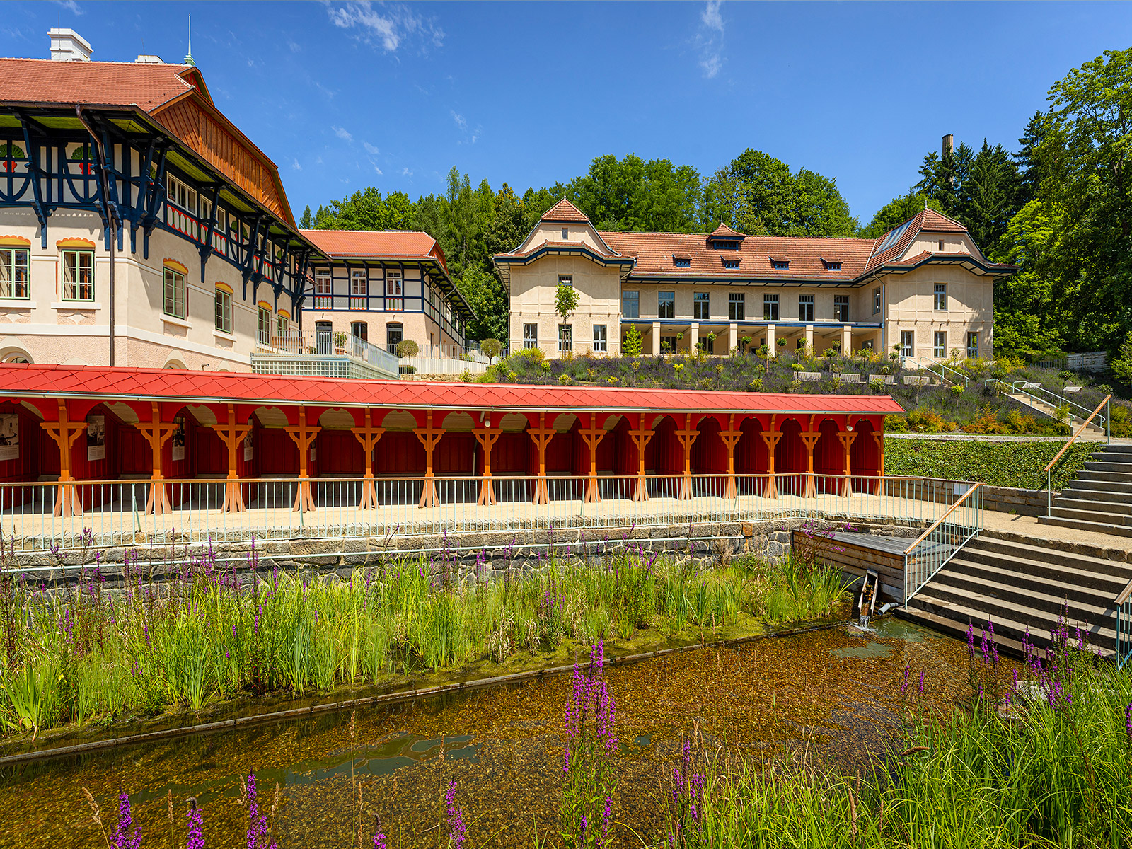 Rekonstrukce Slunečních lázní v Luhačovicích