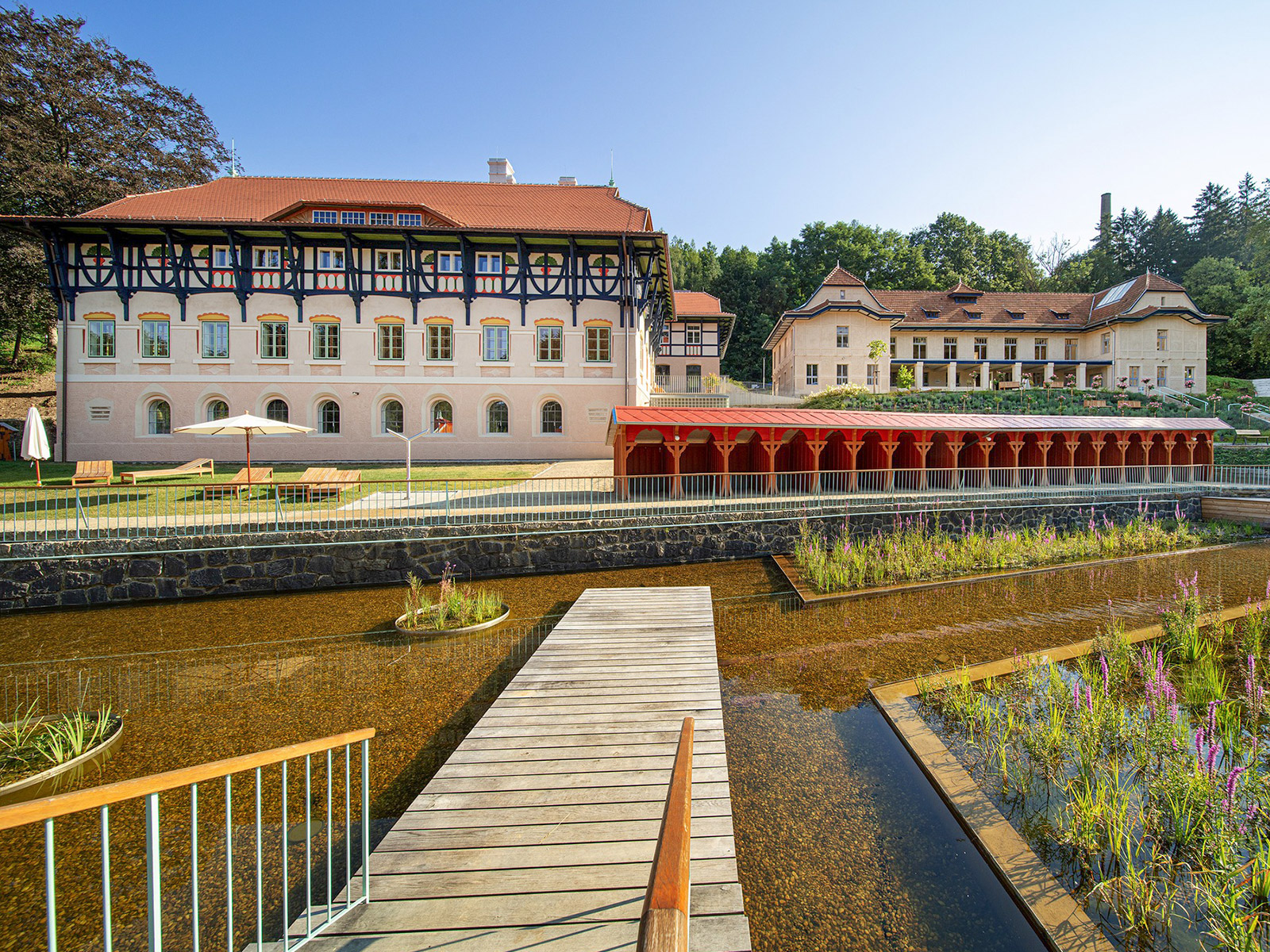 Rekonstrukce Slunečních lázní v Luhačovicích