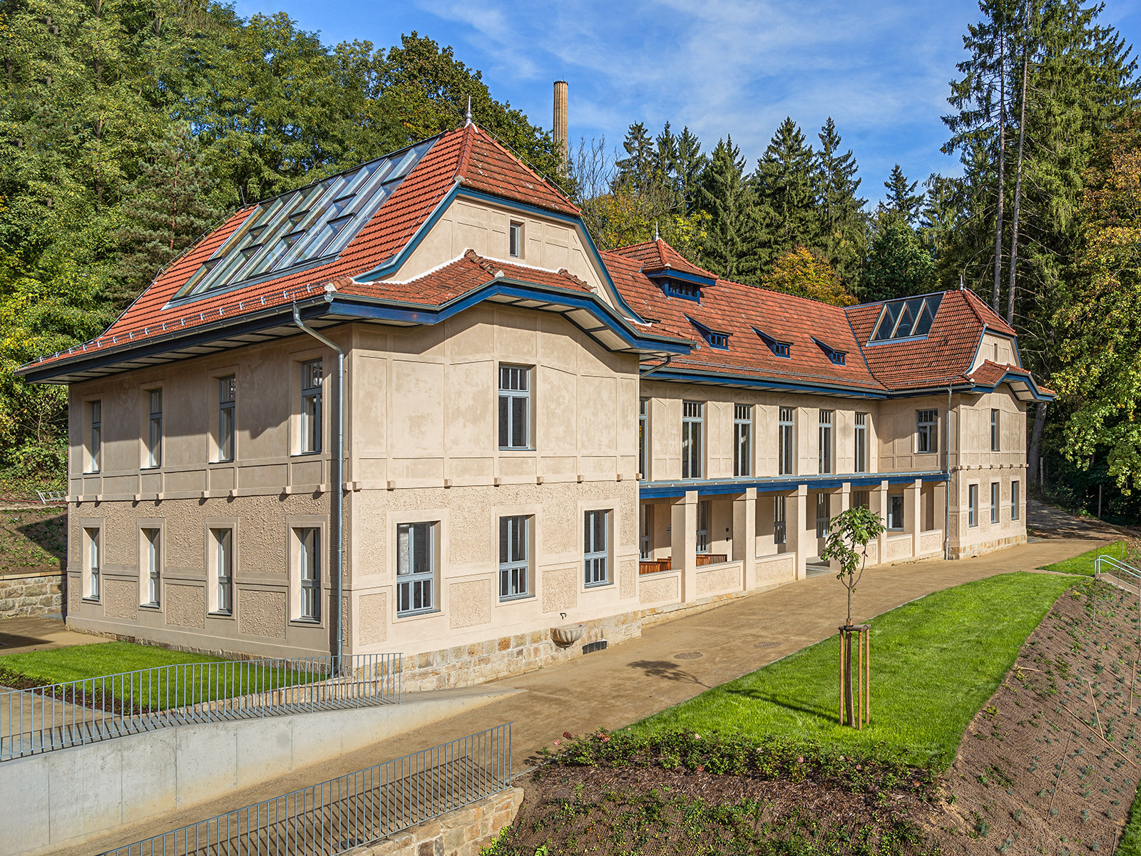 Rekonstrukce Slunečních lázní v Luhačovicích