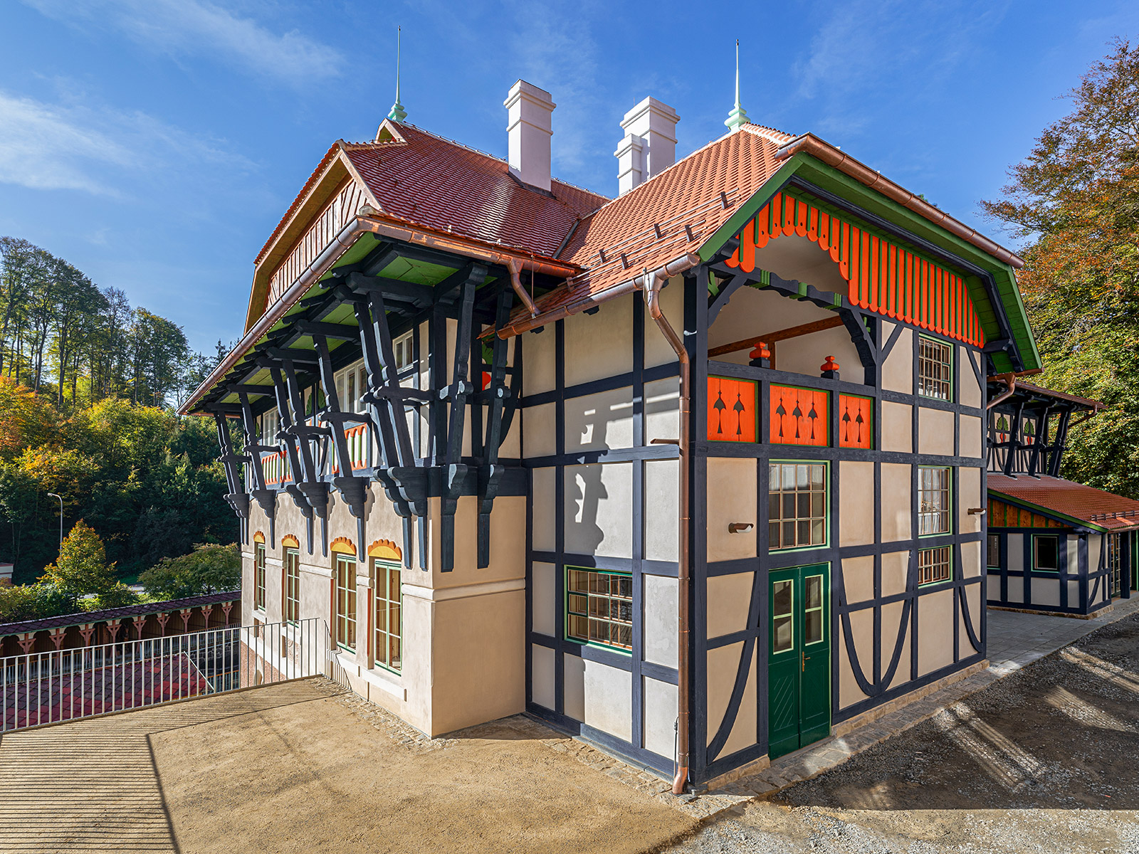 Rekonstrukce Slunečních lázní v Luhačovicích