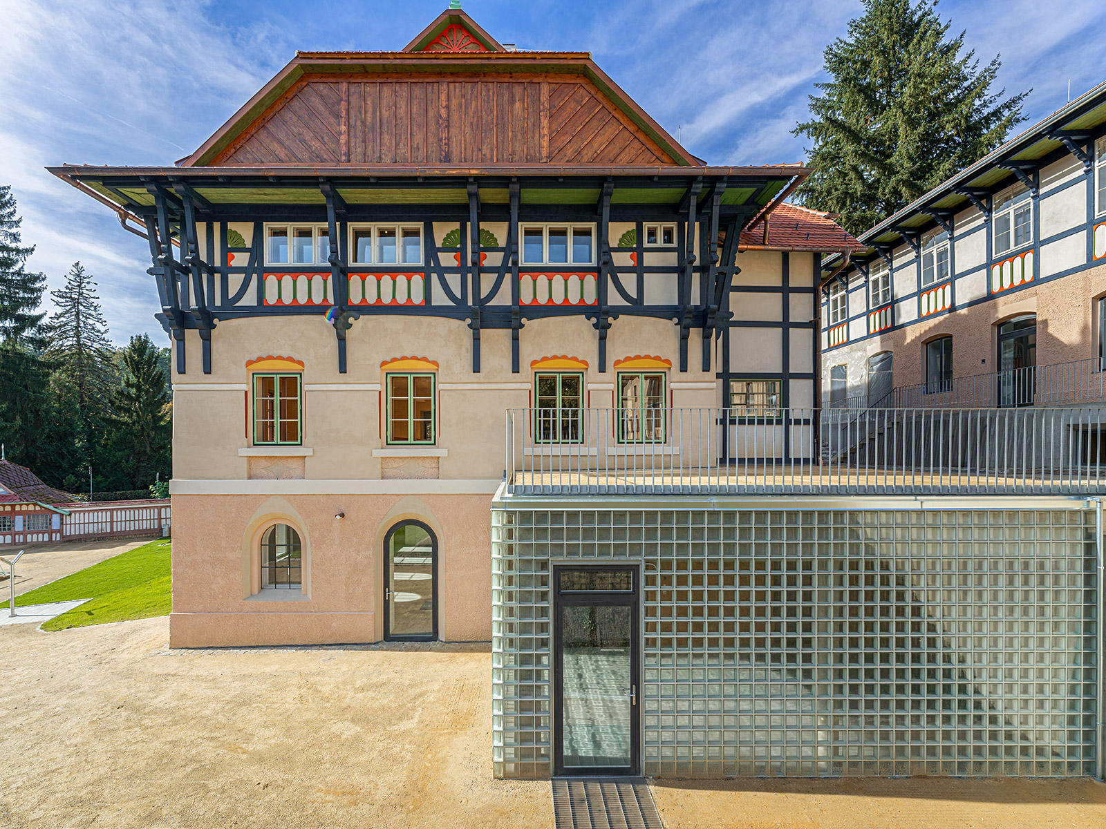 Rekonstrukce Slunečních lázní v Luhačovicích