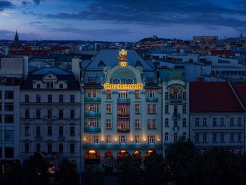 W Prague Hotel – rekonstrukce Grandhotelu Evropa