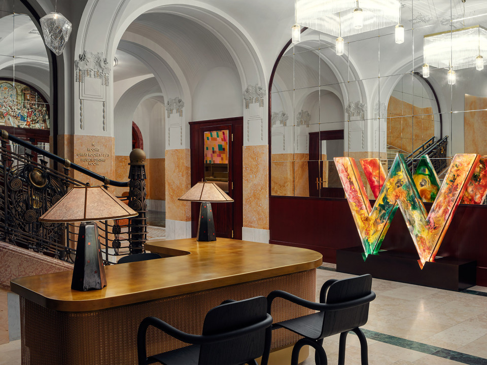 W Prague Hotel – rekonstrukce Grandhotelu Evropa